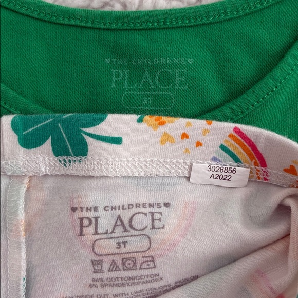 The Children's Place Lucky Charm St Patrick’s Day Set -3T - Picture 6 of 6